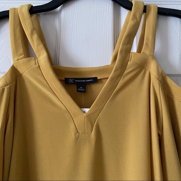 NWT INC Cold Shoulder Top - Picture 4 of 6